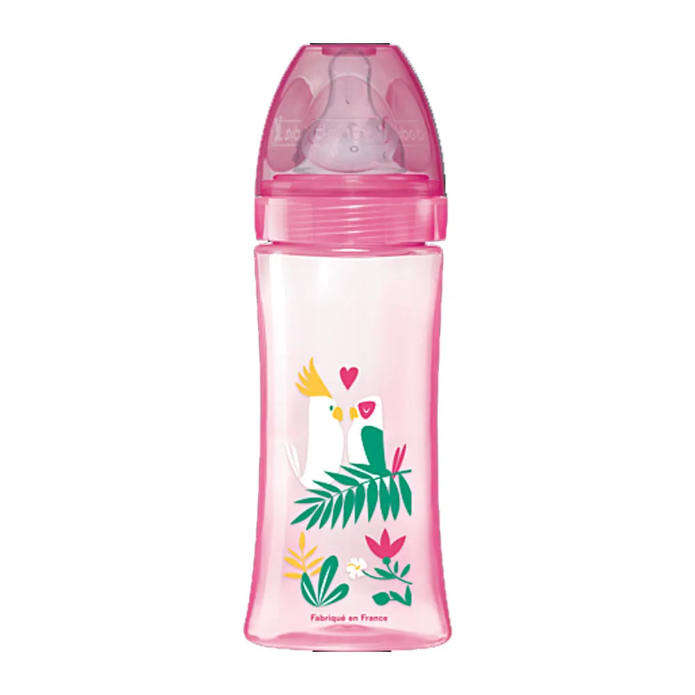 Biberon Dodie Anti-Colique Initiation+ 330ml (+6m) - Rose