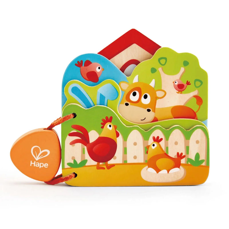 Hape Farm Animals Book 10M+