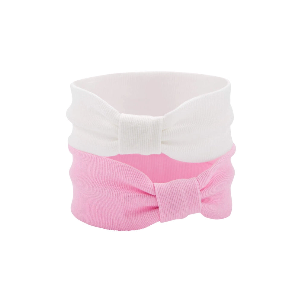Lot de 2 Bandeaux À Cheveux Carter's  - Blanc & Rose