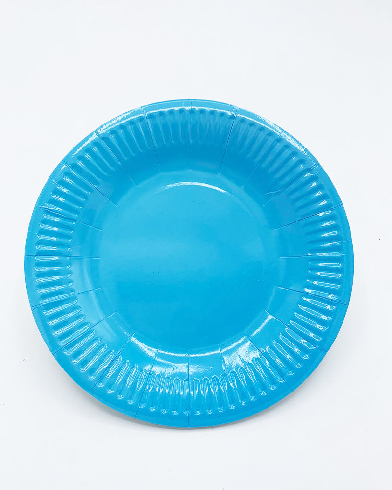 Pack De 10 Assiettes - Bleu