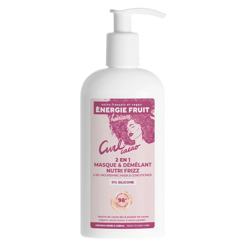 Énergie Fruit Masque 2 en 1 Cacao Curl Sans Silicone - 300ml