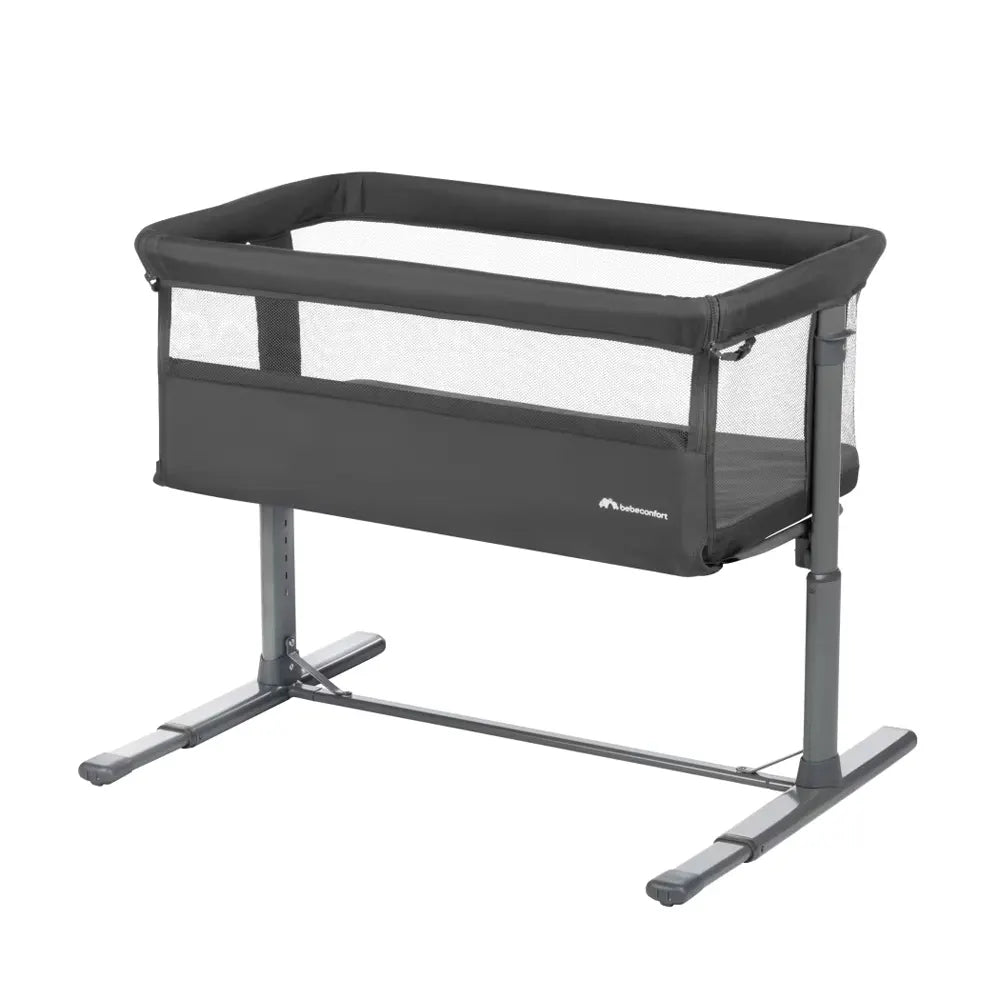 مهد النوم الملاصق Bébé Confort Zina 2 في 1 باللون Mineral Graphite