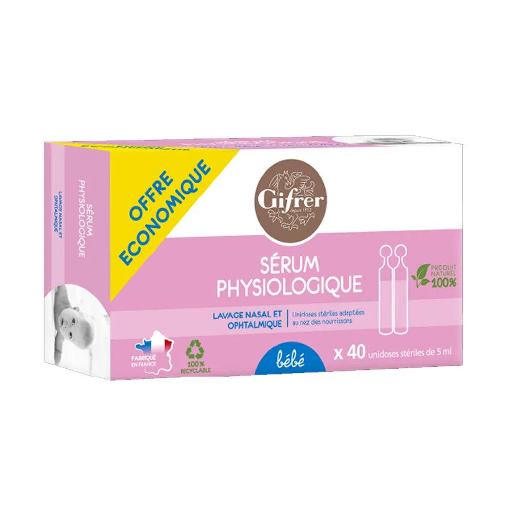 Gifrer Suero Fisiológico Gifrer 5ml – 40 Unidosis Estériles