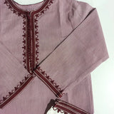 Mami Cami Jabadour Garçon - Rouge Brique & Blanc