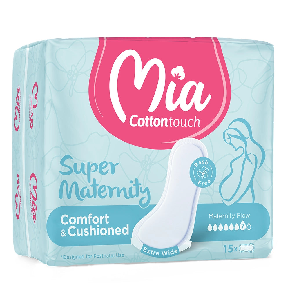 Mia Cotton Touch Super Maternity - 15 Unités