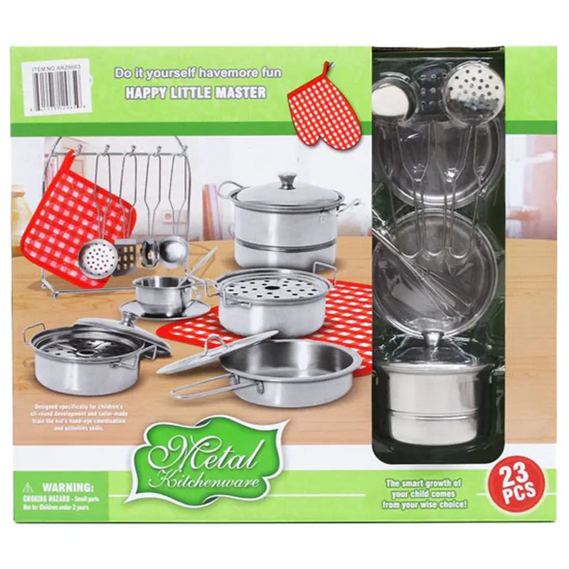 Ensemble Cuisine en Métal 23 Pièces - 3A+