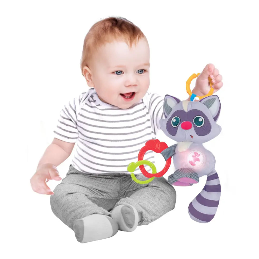 Winfun Jouet Interactif Raton Laveur avec Lumières et Sons - 3M+
