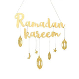 Décoration Murale Dorée Ramadan Kareem 