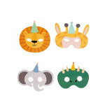 Pack of 8 Paper Masks - Wild