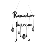 Black Ramadan Kareem Wall Decoration