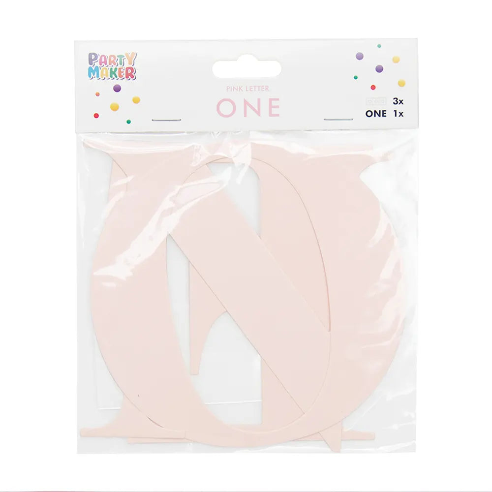 Lettre ONE Rose – 13cm