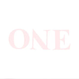 Lettre ONE Rose – 13cm
