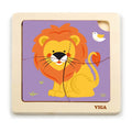 Viga Toys Puzzle en Bois Lion 4 Pièces – 18 M+