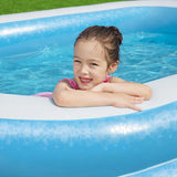 Bestway Piscine Rectangulaire Gonflable Familiale 262x175x51 cm