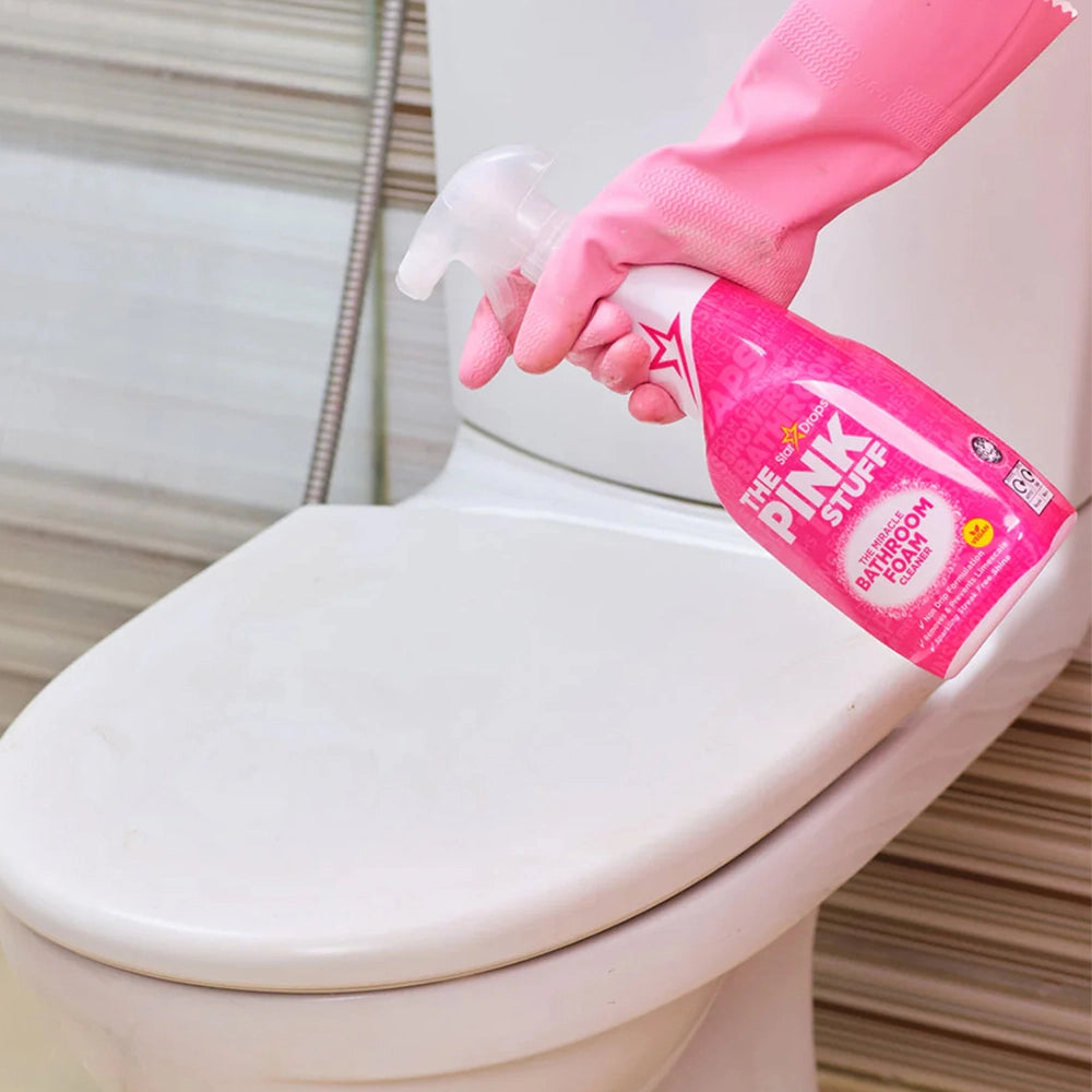 The Pink Stuff Mousse Nettoyante Miracle pour Salle de Bain - 750ml