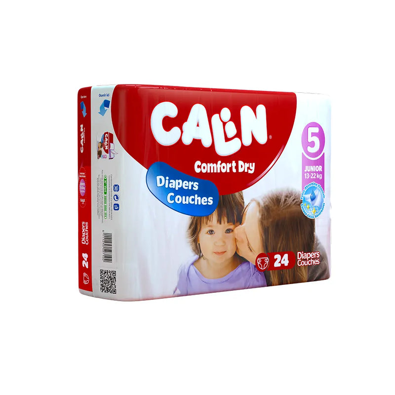 Calin حفاظات الأطفال جونيور مقاس 5 - 24 وحدة