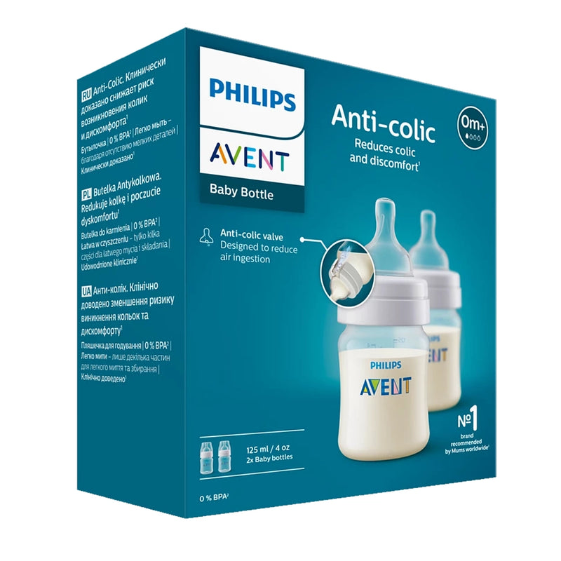 Philips Avent Pack de 2 Biberons Anti-colic - 125ml