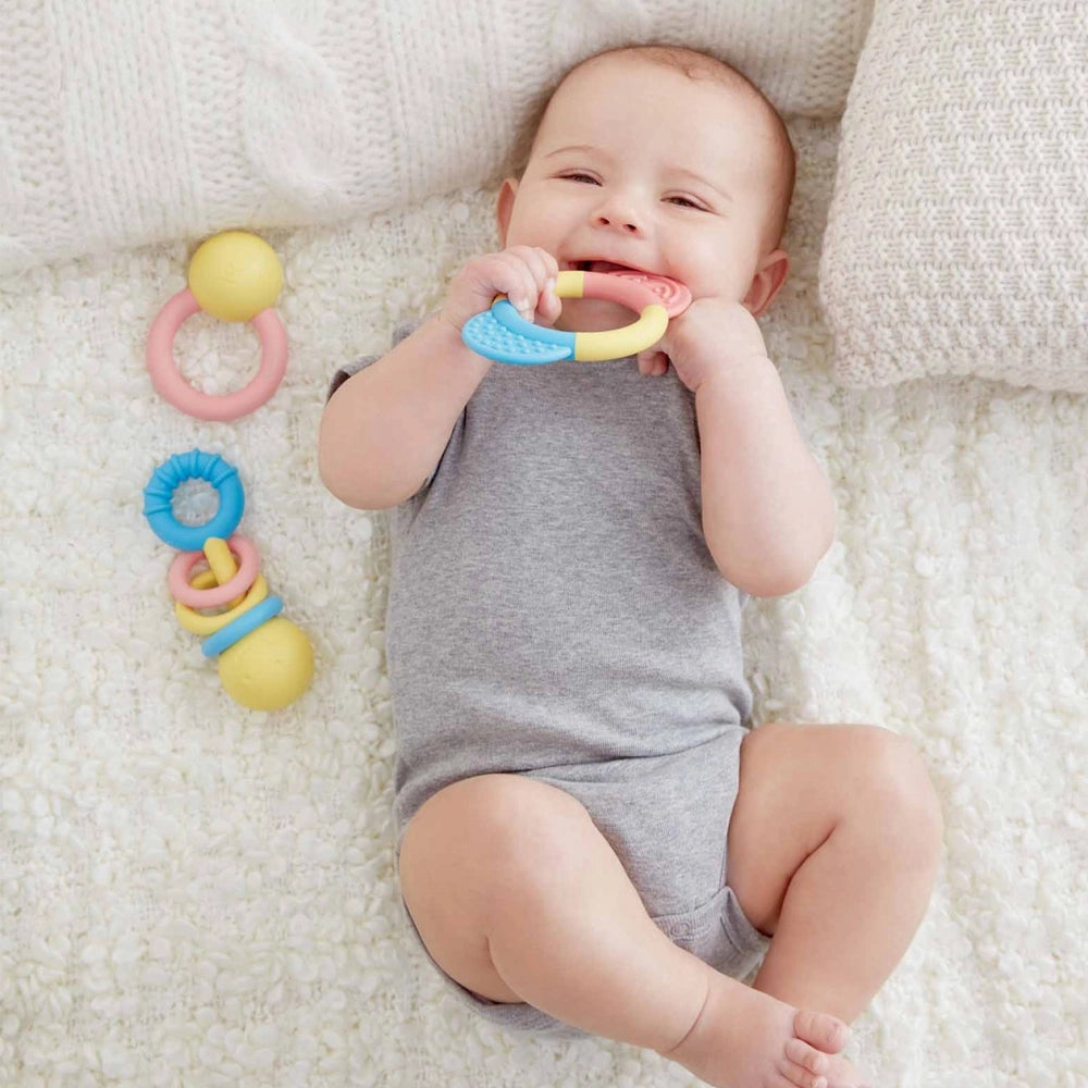 Hape Set de 3 Hochets & Anneaux de Dentition 0M+