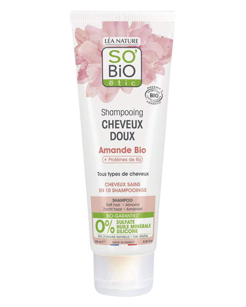So Bio Shampoing Doux au Lait d'Amande et Protéine De Riz - 250ml