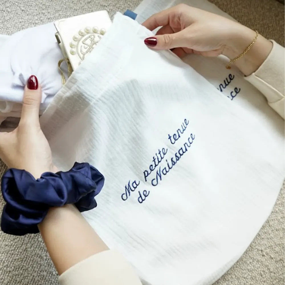 Bambidou Pochon / Tkimcha Ma petite tenue de naissance - Bleu