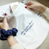 Bambidou Chouchou en Soie - Bleu Marine
