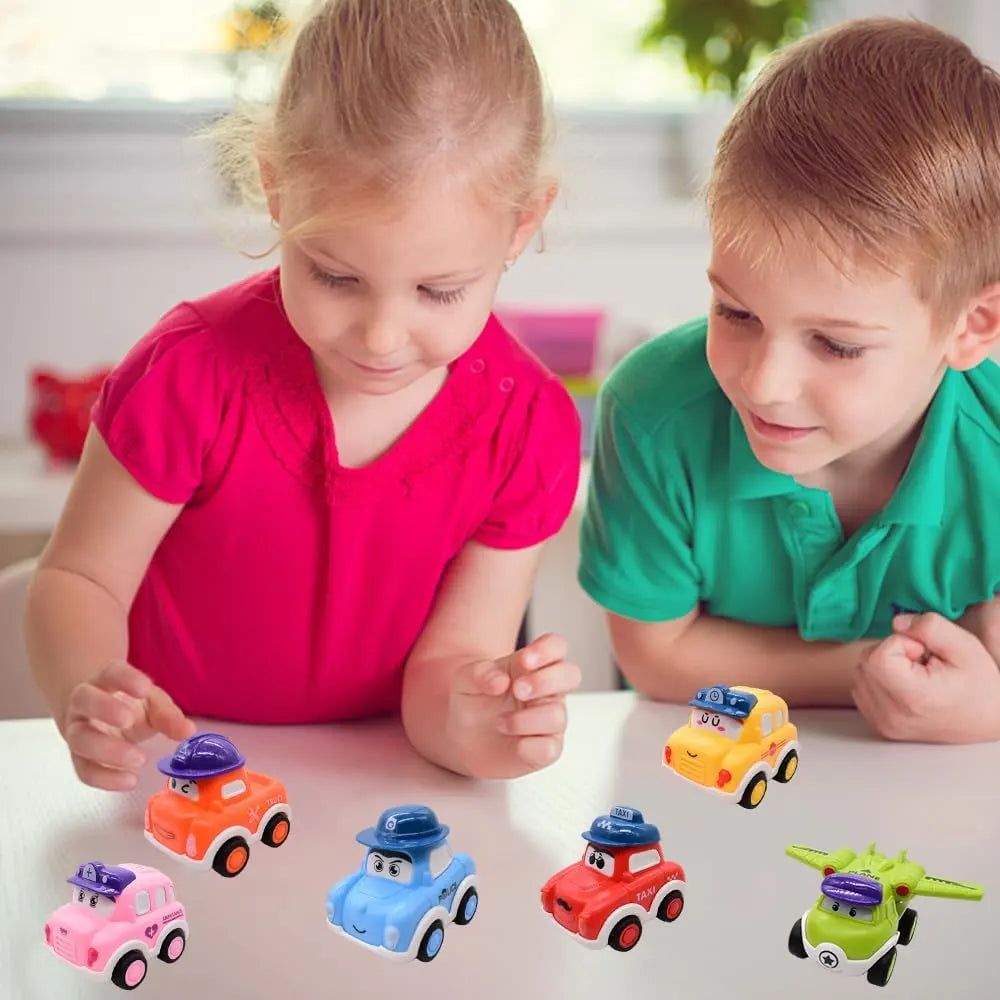 Set de 6 Coches en Miniatura a Fricción – +3 años