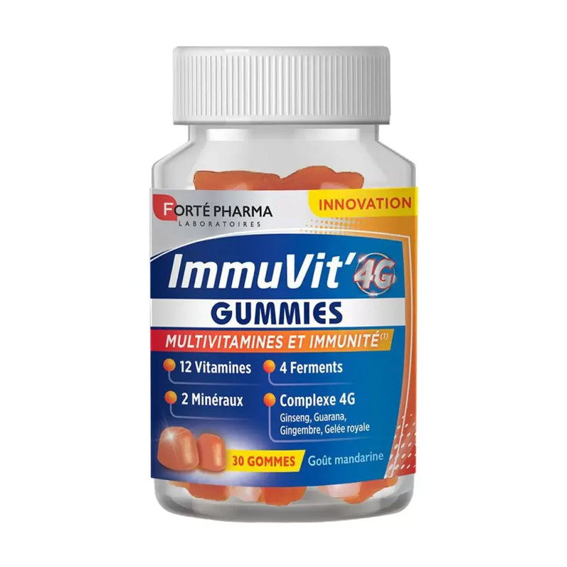 Forte Pharma Immuvit’ 4G Goût Mandarine – 30gommes