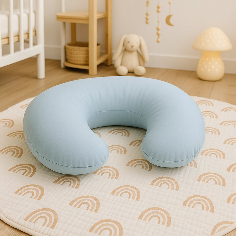Bambidou Coussin d'Allaitement - Bleu Ciel