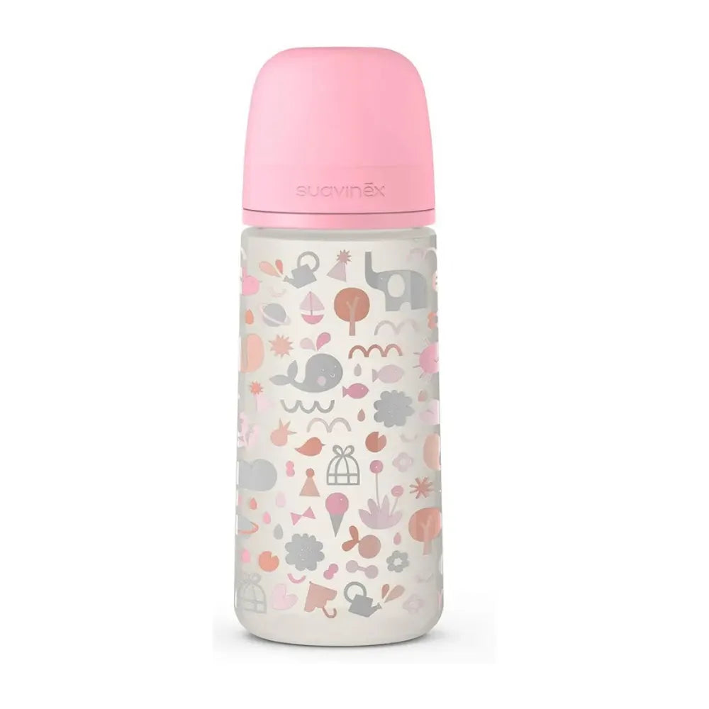 Suavinex Biberon avec Tétine SX Pro Rose - 360 ml