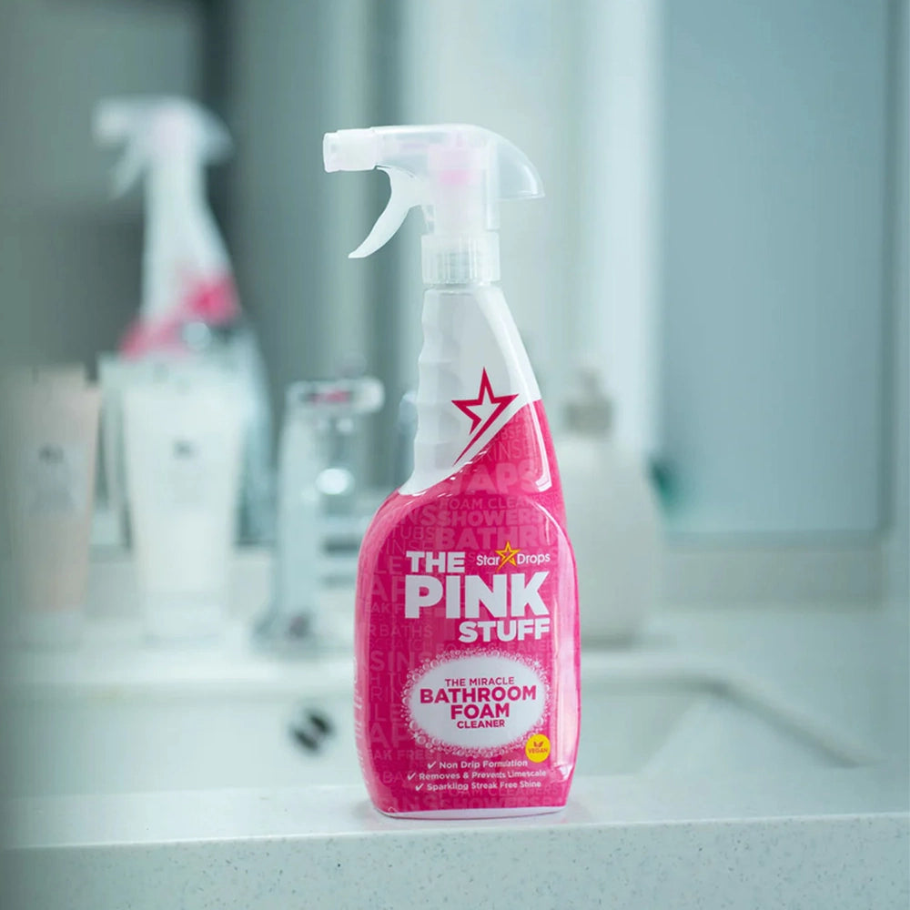 The Pink Stuff Mousse Nettoyante Miracle pour Salle de Bain - 750ml
