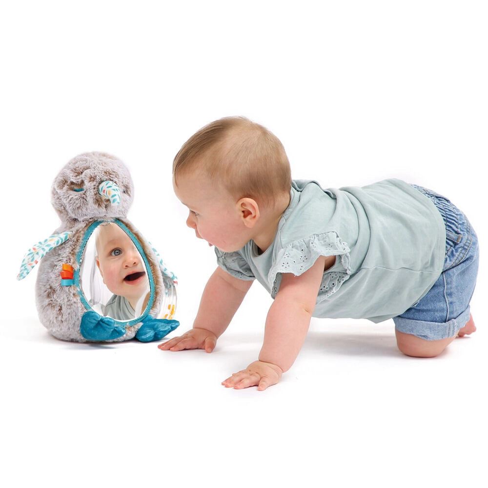 Ludi Peluche Kiwi Calin Miroir 6M+