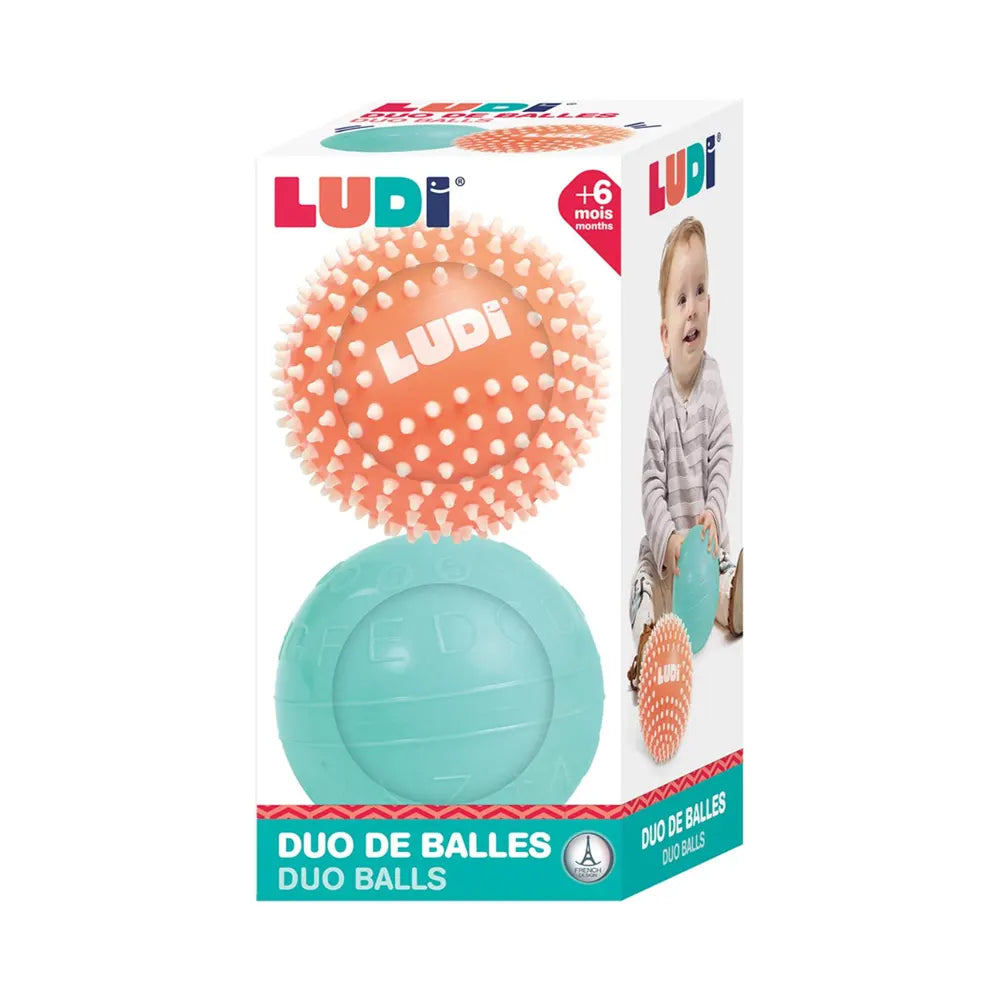 Ludi Duo de Balles Sensorielles - 6m+