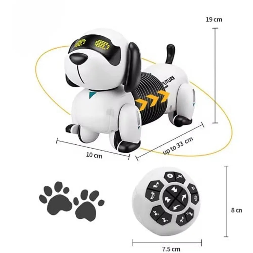 Chien Robot Télécommandé Programmable – 3A+