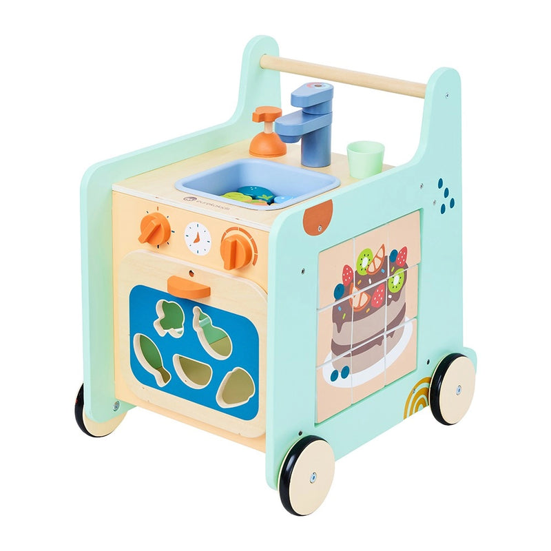 Eurekakids Cuisine en Bois Roulante 2 en 1