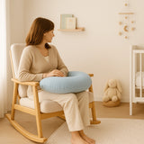 Bambidou Coussin d'Allaitement - Bleu Ciel