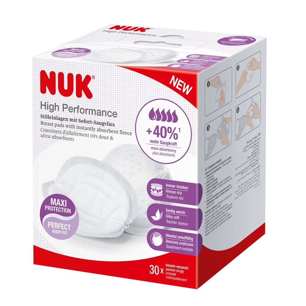 NUK Coussinets d'Allaitement Haute Performance – 30 Pièces