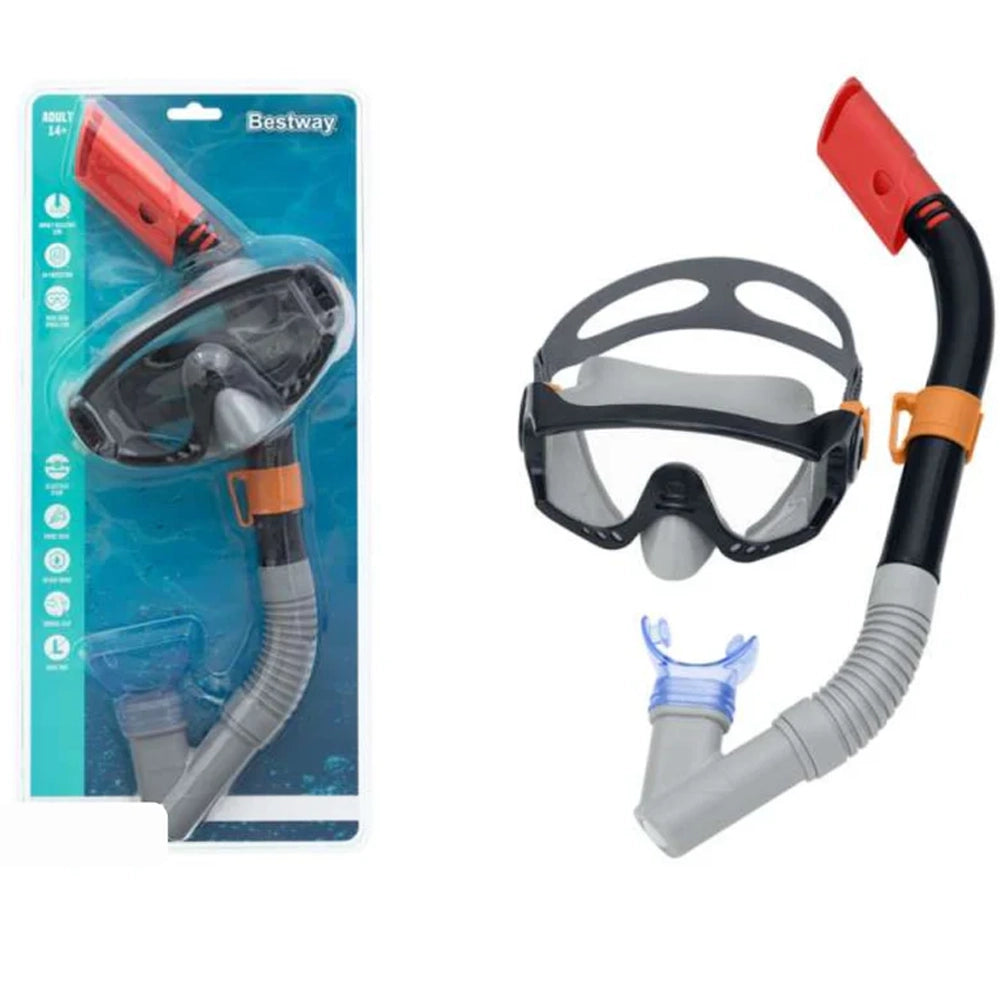 Bestway Kit Masque et Tuba de Plongée 14A+