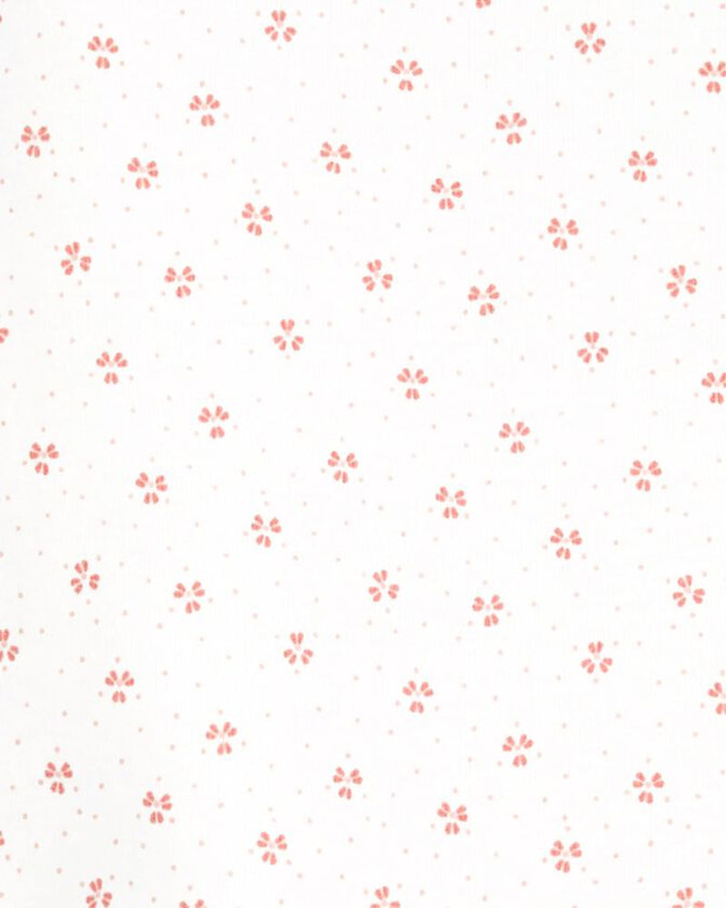 Lot de 5 bodies à manches courtes Carter's - Rose & Blanc