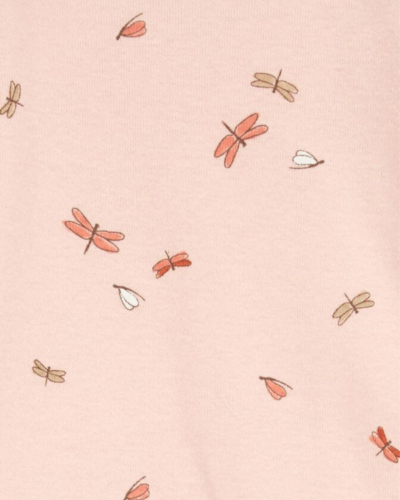Lot de 5 bodies à manches courtes Carter's - Rose & Blanc