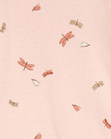 Lot de 5 bodies à manches courtes Carter's - Rose & Blanc