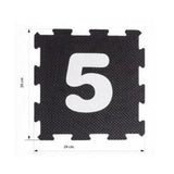 Tapis de Sol Puzzle Numérique 16 Pièces -Noir & Blanc