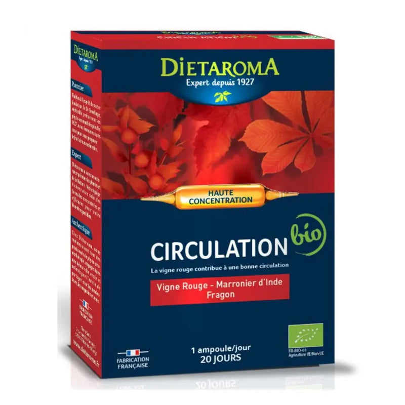 Dietaroma Circulation Sanguine - 20 Ampoules