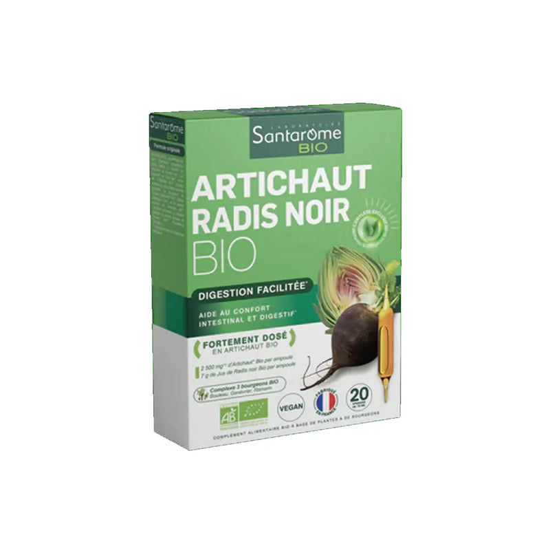 Santarome Artichaut Radis Noir – 20 ampoules