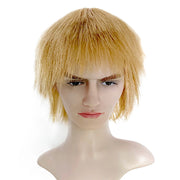 Perruque Courte et Ébouriffée Blonde