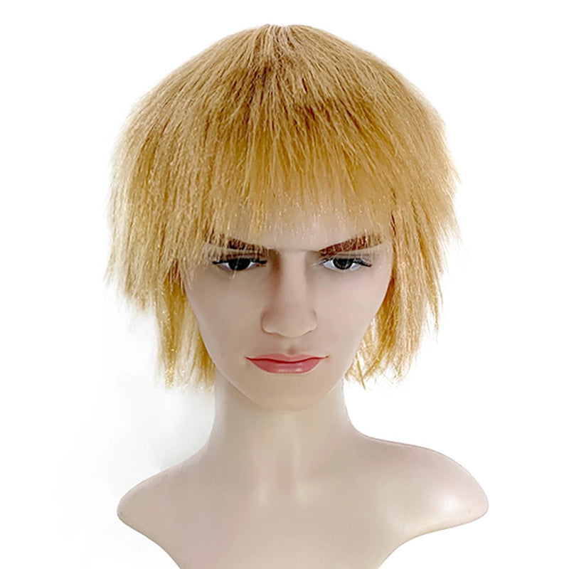 Perruque Courte et Ébouriffée Blonde