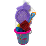 Seau de Plage avec Accessoires Multicolores - Flamingo
