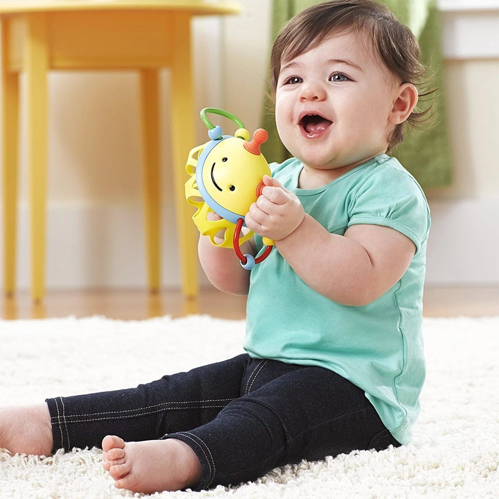 Skip Hop Balle Hochet d'Activités 3M+ - Abeille
