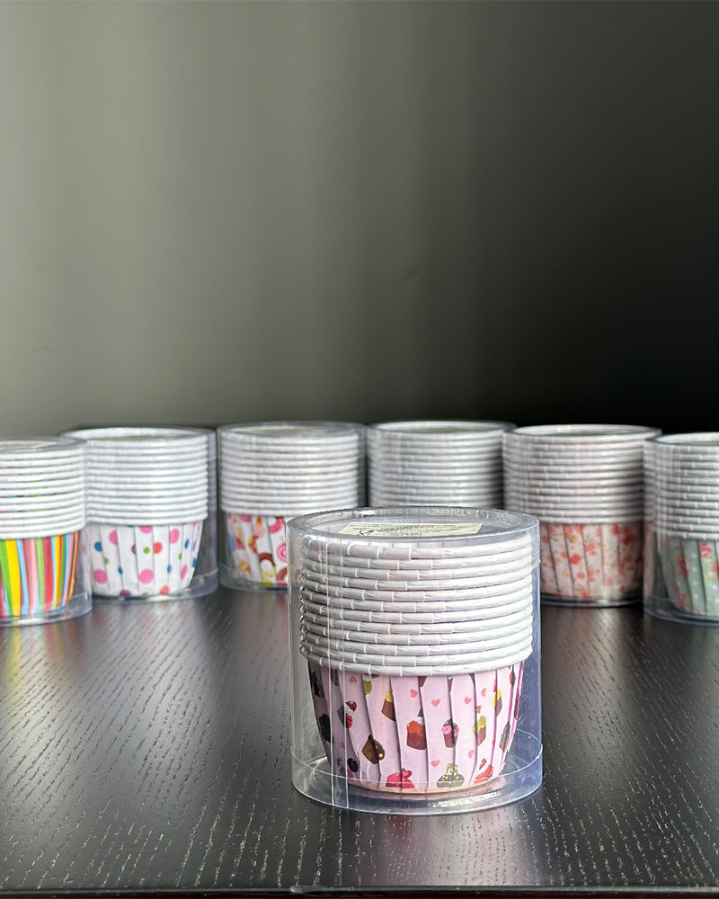 Moule en Papier Cupcake x12 - Multicolore