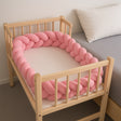 Babymat Tour de Lit Tressé - Rose Foncé