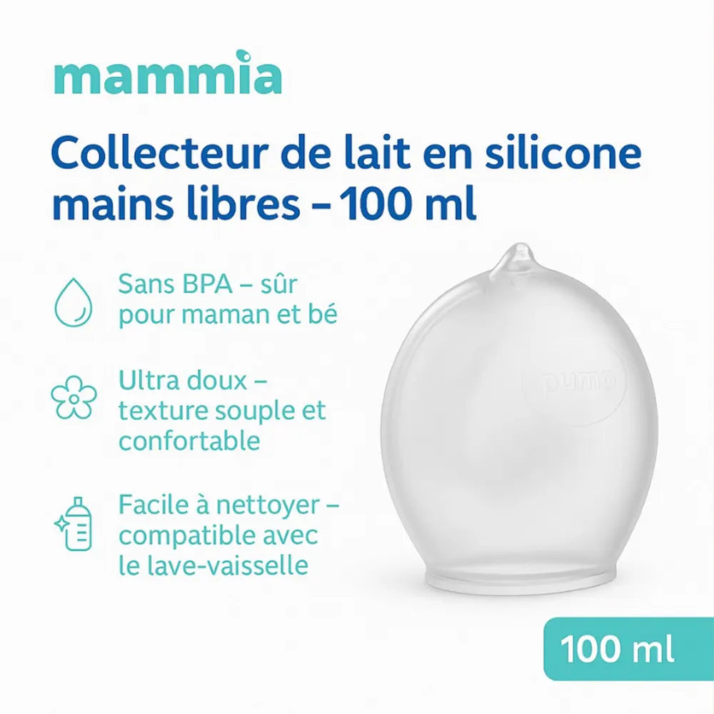 Mammia Collecteur de Lait Maternel Libre – 100ml